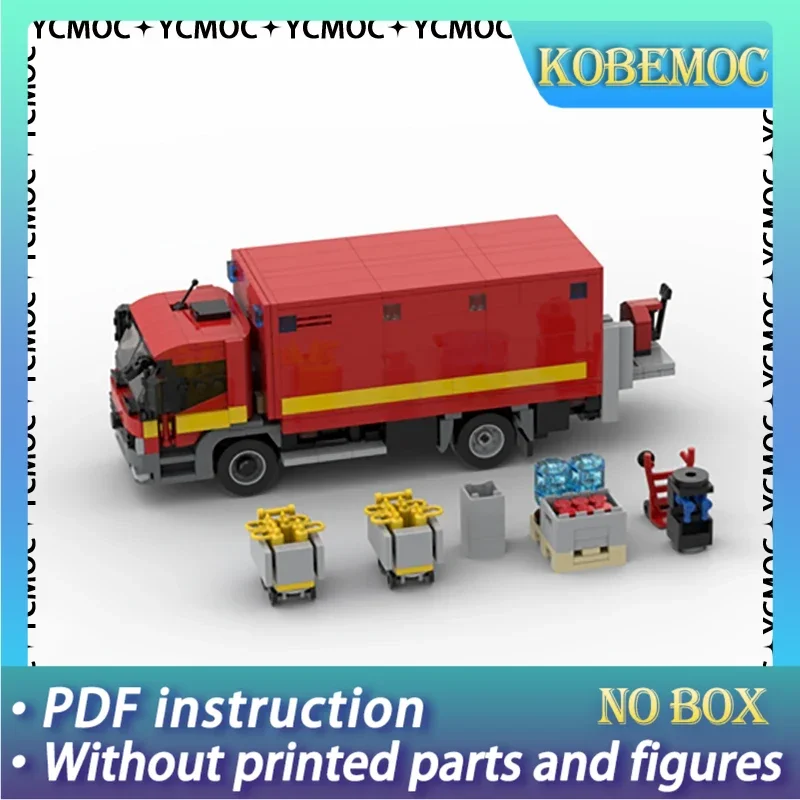 

Car Series YcMoc Building Blocks London Fire Brigade OSU Model Technology Brick Brand-name Vehicle DIY Toy For Child Gifts
