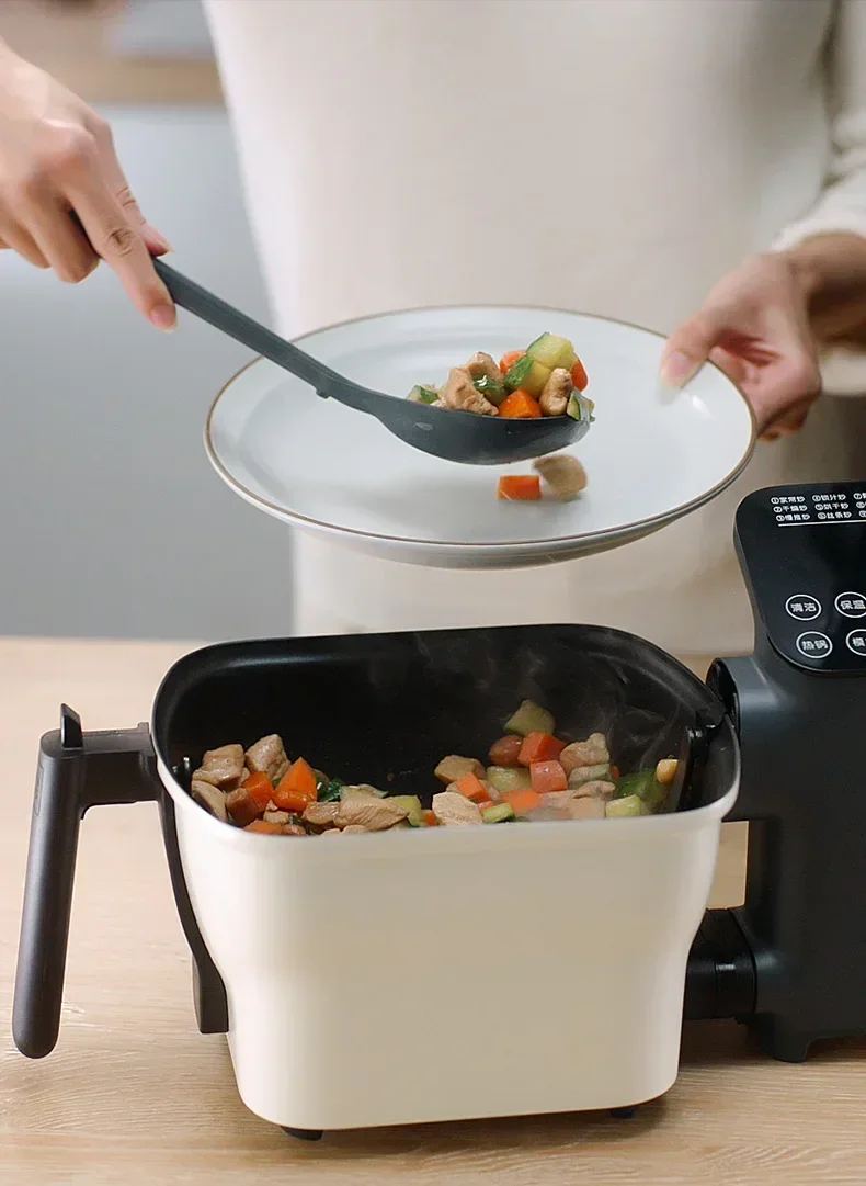 Fully Automatic Intelligent Cooking Robot: Household Multifunction Cooking Frying Pan, Model M1.