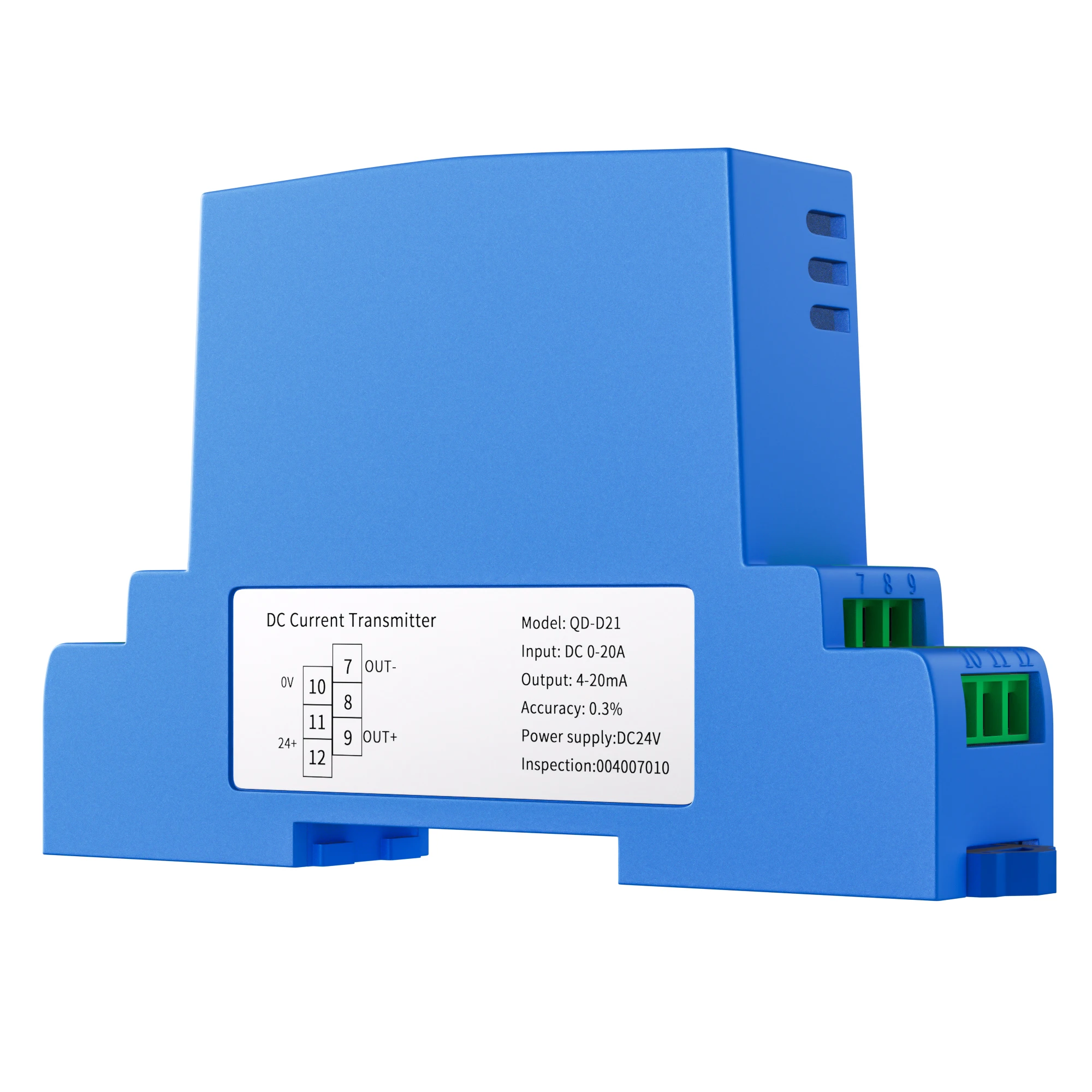 

1A 2A 3A 5A 6A 10A AC 0-10A 4-20mA 0-5V RS485 Current Sensor Transducer 35mm DIN Rail Current Transmitter Sensor