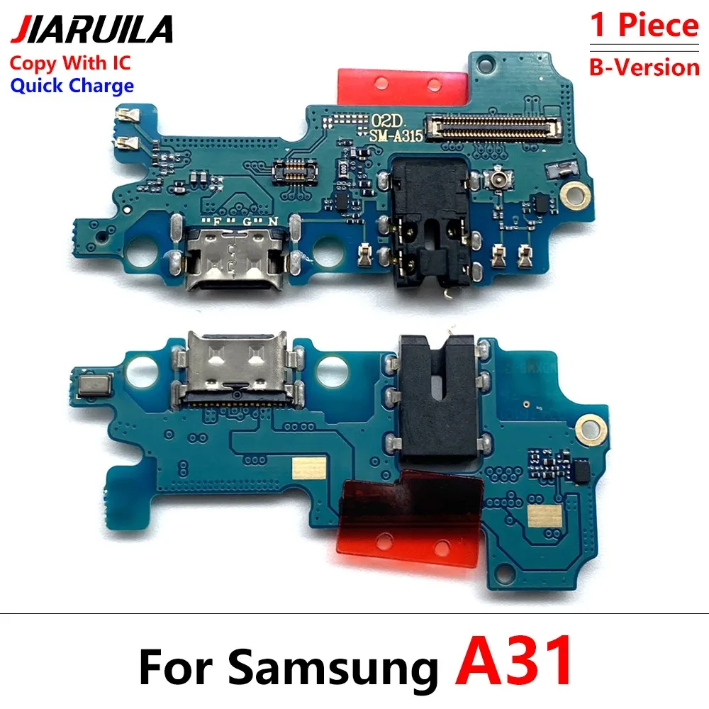 10Pcs，USB Charge Port Charging Socket Connector Board Cable For Samsung A02 A21S A7 2018 A51 A31 A02S A03 Core A03 A21 A71