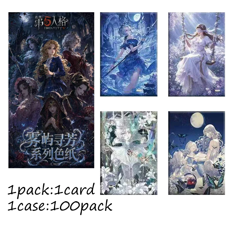 Wholesale Baiye Cultural Creation Identity V Misty Island Fragrance Hunt Collectible Shikishi Board Game Anime Art Card