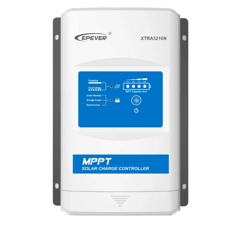 EPever XTRA3210N G3 30A MPPT Solar Charge Controller 12V 24V Auto LCD Display Solar Panel Regulator For RV Home Off-Grid Solar S