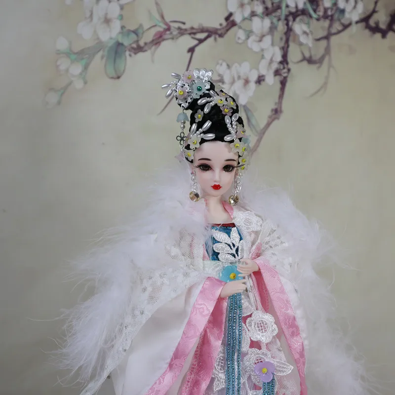 Chinese Style Original Ancient Costume Doll Tang Dynasty Collection Handcrafted Multi Joint Body Palace Princess Doll ZE410