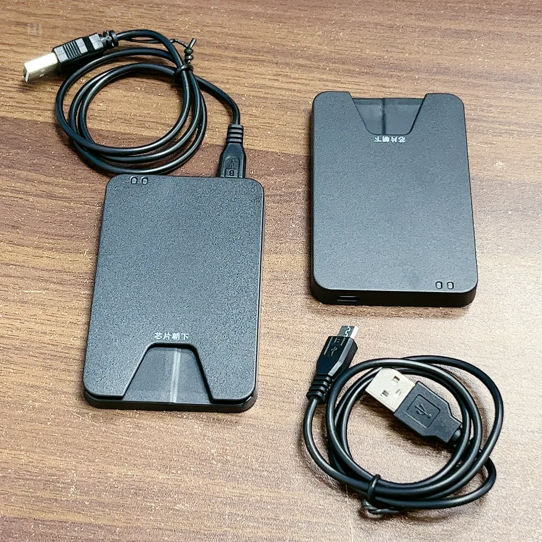 เครื่องอ่านสมาร์ทการ์ดชิปบัตรประจําตัวอิเล็กทรอนิกส์ Id Card สําหรับ EMV Card Digital Signature Id Card Reader Citizen Health IC Card