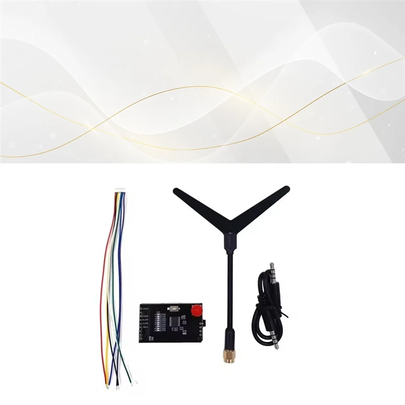 

Трендовый приемник VRX 1,2G, приемник передачи видео, 9-канальный для радиоуправляемого гоночного дрона, квадрокоптера