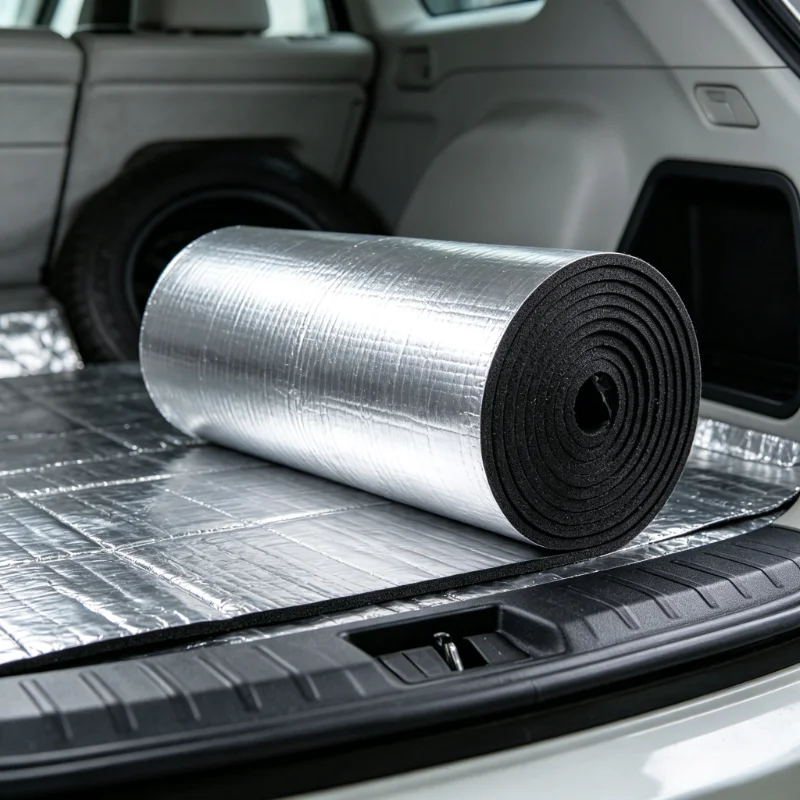 5/10MM aluminum foil insulation and soundproofing pad, self-adhesive wall, floor, door, noise reduction and insulation cotton