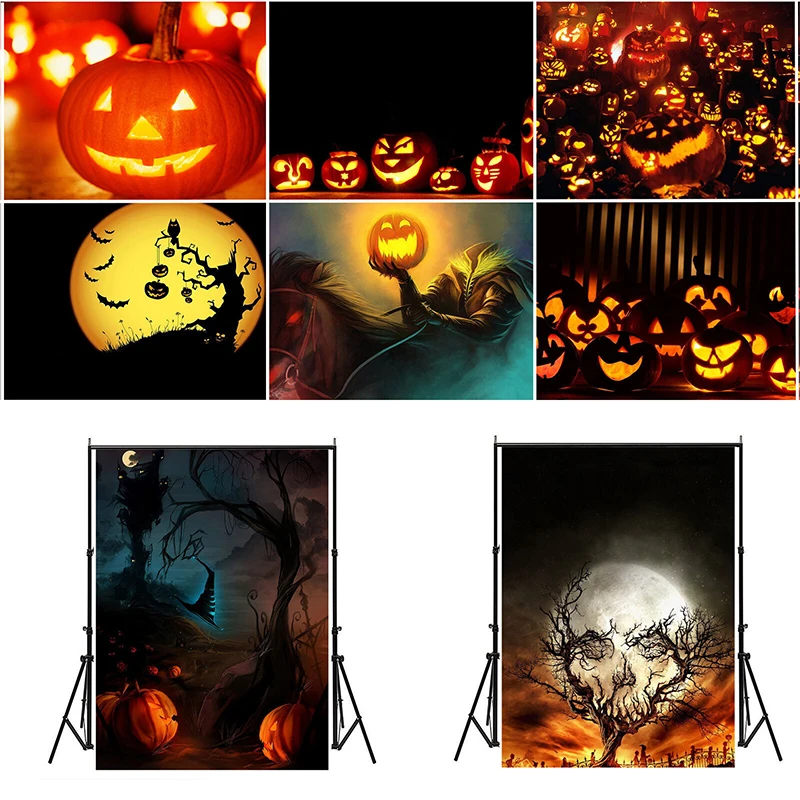 Photography Background Wall Decorations Tablecloths Home Decor Props Photo Halloween Party Backdrop Indoor Outdoor Decoration