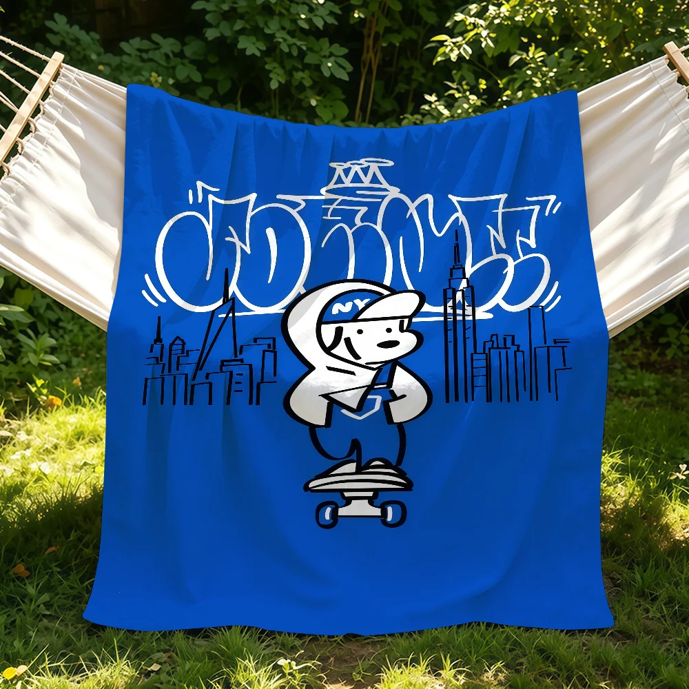 Cartoon Cute S-Ska T-Ter J-JOHN Blanket Suitable For Sofas Beds Offices Cars Outdoor Travel An Ideal Gift For Friends Family