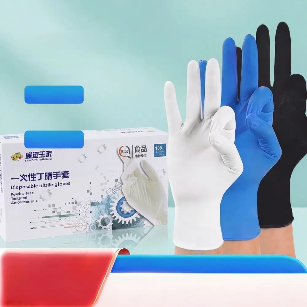 High Quality Disposable Nitrile Gloves Protective Hand Covers For Kitchen Cooking Cleaning Lab Industrial Applications