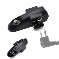 for Baofeng A98 UV9R BF-UV9R Plus BF9700 Ham Radio 2Pin Jack 3.5mm/2.5mm Audio Earphone Adapter Walkie Talkie Headset Converter
