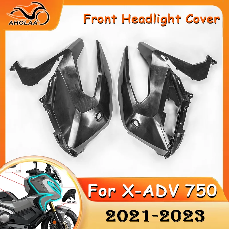 

X-ADV XADV 750 Front Headlight Side Cover Fairing For Honda X-ADV750 XADV750 2021 2022 2023 Motorcycle Frame Panel Accessories