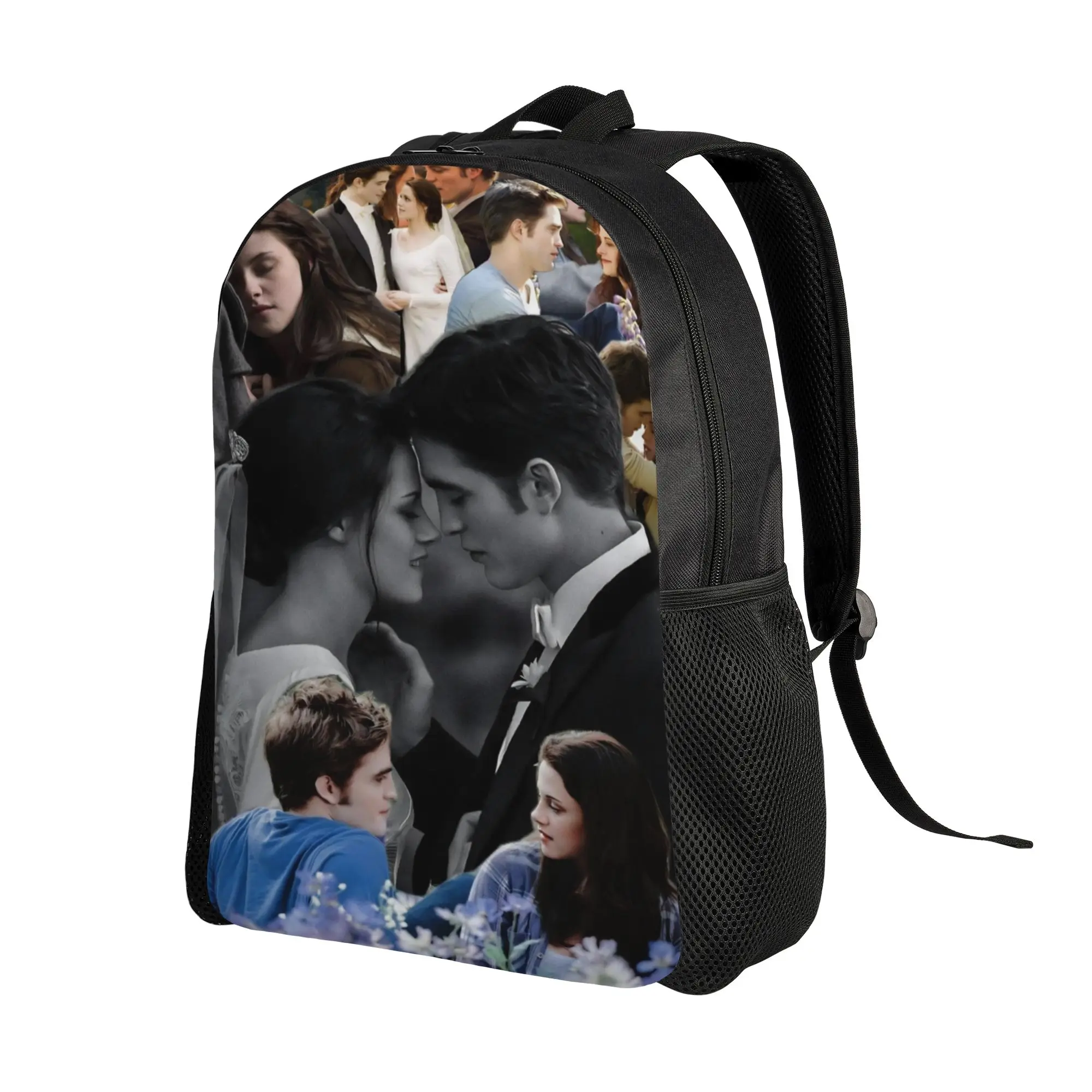 The Twilight Saga Movie Backpack for Men Women Casual High School Work Daypack Bella Edward Vampire College Shoulder Bag