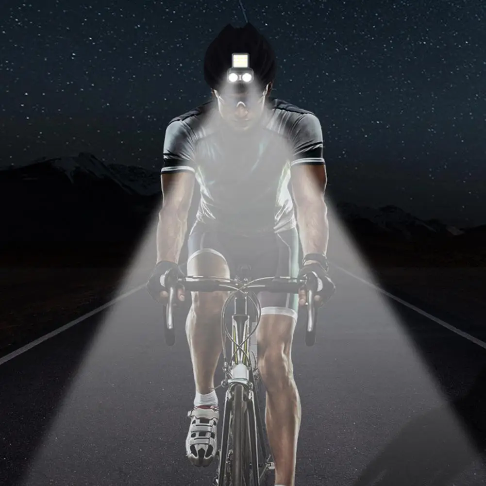 مصباح أمامي ليد عالي اللومينز قابل لإعادة الشحن مع 5 أوضاع إضاءة ، مصباح أمامي محمول مقاوم للماء للأنشطة الخارجية