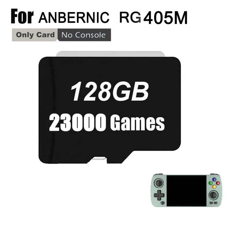 512G ANBERNIC RG405M Memory Card MAX 70000 Games Support Multiple Systems Compatible with 20+ Mainstream Emulators Nintendo 3ds