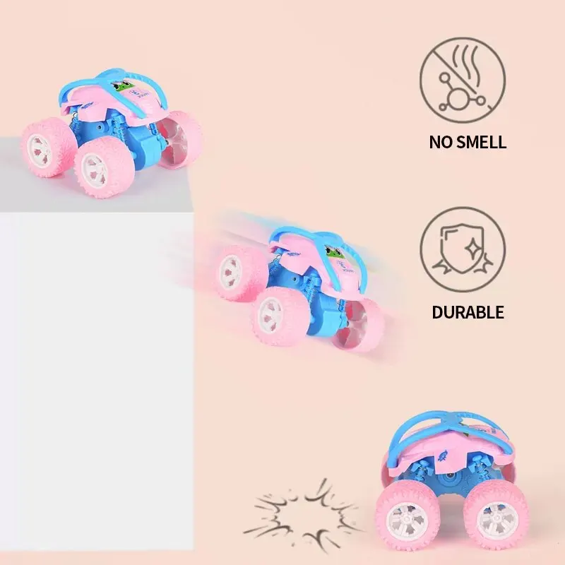 Macaron Four-Wheel Drive Inertia Toy Car - Suitable for Halloween, Christmas, and Thanksgiving Gifts