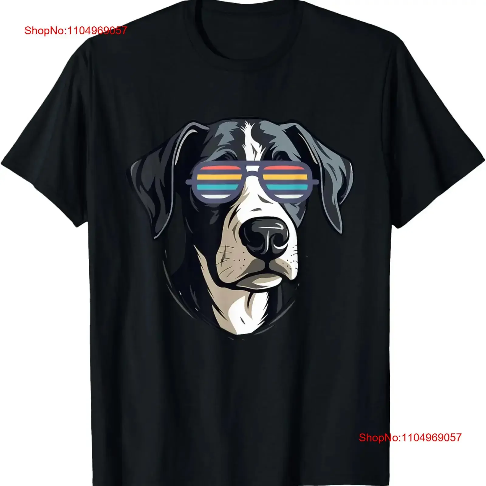 

s For Dog Lovers T Shirt Cool With Sunglasses vintage Washed Breathable Unisex Casual Comfortable fashion designer clothes