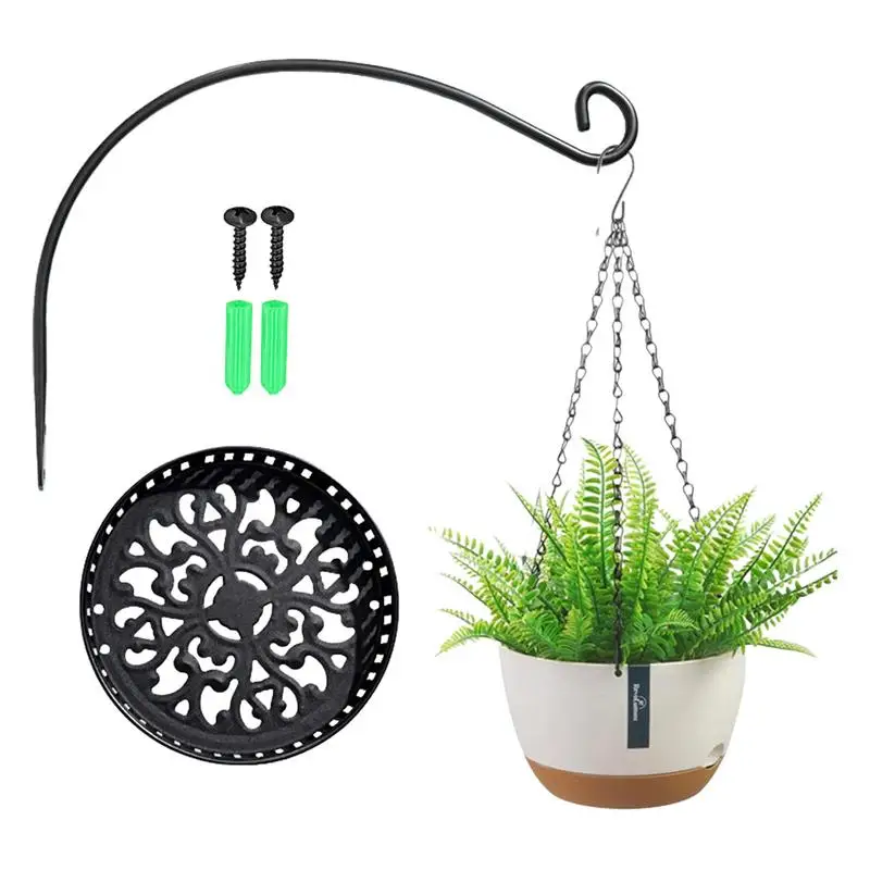 

Hanger Planter Outdoor Garden Planter Pots Plant Storage Basket Hanging Chains Plant Pots Draining Auto Watering Plant Basket