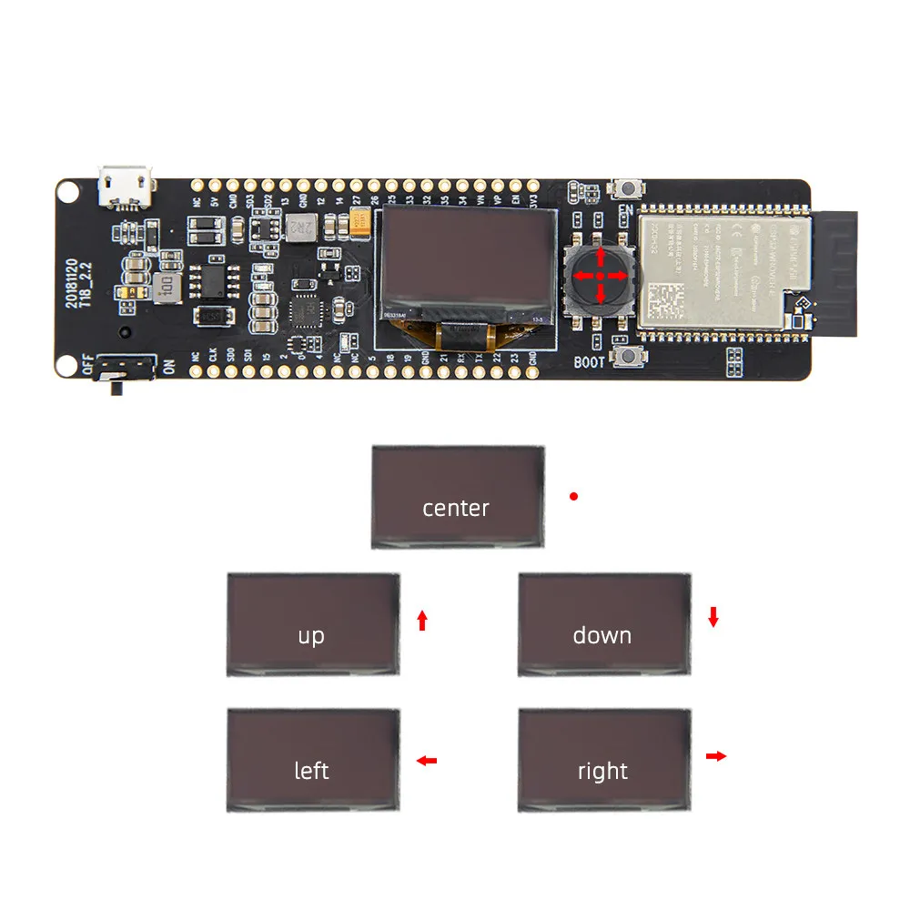 LILYGO TTGO T-Controller ESP32 organic light-emitting diode with OLED development boar