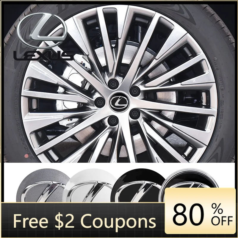 

Emblems 4Pcs 62mm Car Wheel Center Hub Caps For Lexus Ct200h RX330 IS250 ES300h RX350 IS300h ES350 Car Tire Wheel Hub Covers Acc