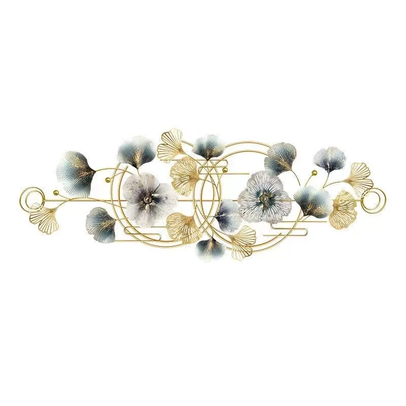 Wholesale Dropshipping Products 2023 3d Design Wall Hanging Decoration Metal Flower Art Iron Home Decor  Living Room