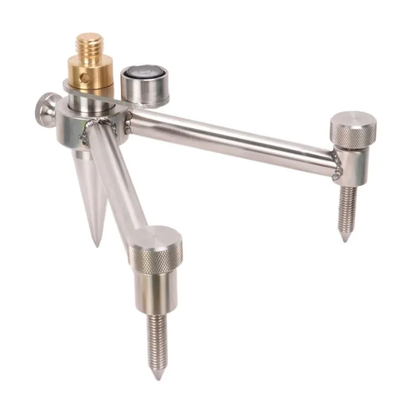 Triangle Prism Support Mini Bipod for Mini Prism Pole 5/8X11 Thread Adapter TPS-P