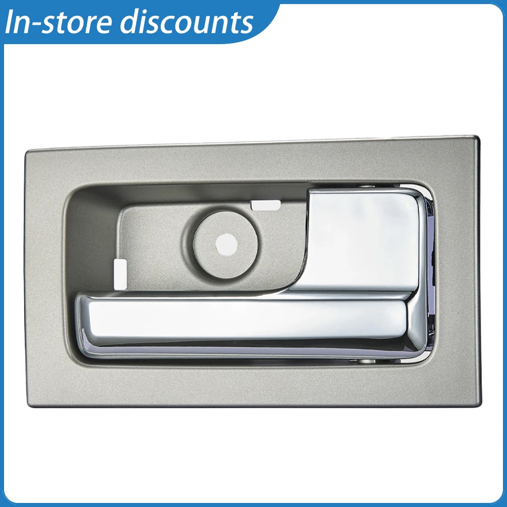 

High Quality Front Right Interior Door Handle for 2009-2014 Ford F150 Silver, Premium OEM Replacement Part 9L3Z1522600CB