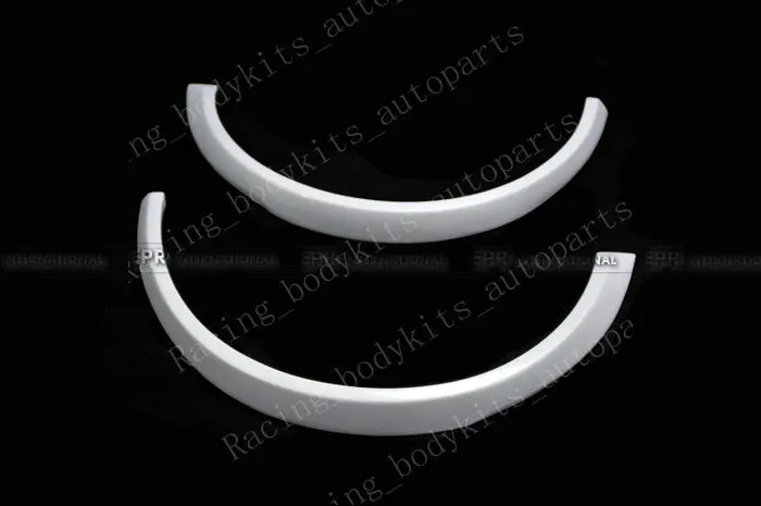 

For Mitsubishi EVO 8 9 widebody Rear Over Fender Wide Arch Flares FRP Unpainted