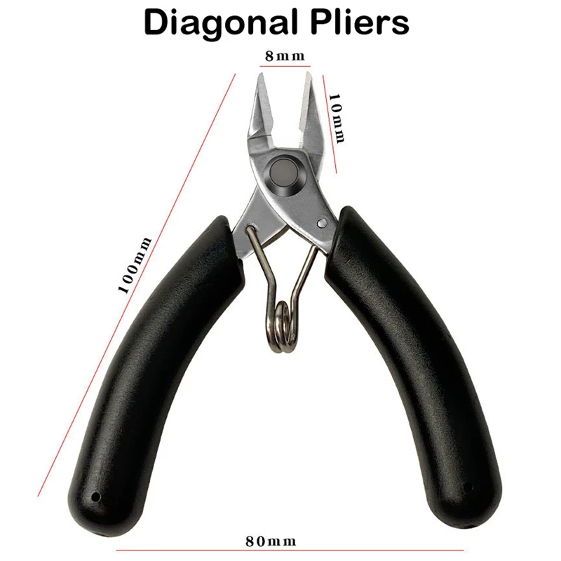 Mini Plier Multi-purpose Cable Cutter Cutting Nippers Pliers Diagonal Pliers Tweezers Clamps For DIY Small Jewelry Pliers Tools