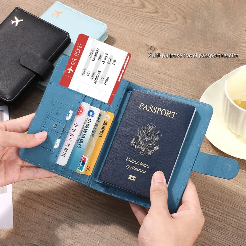 Multi-function Travel Passport Protection Case Card Bag Fashion Passport Cover PU Leather Card & ID Holders Passport Package