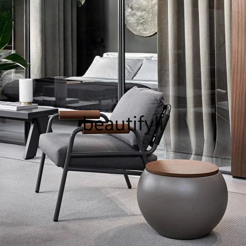 X Outdoor Rattan Woven Courtyard Open-air Homestay Garden Small Apartment Balcony Villa Hotel Waterproof Sunproof Sofa