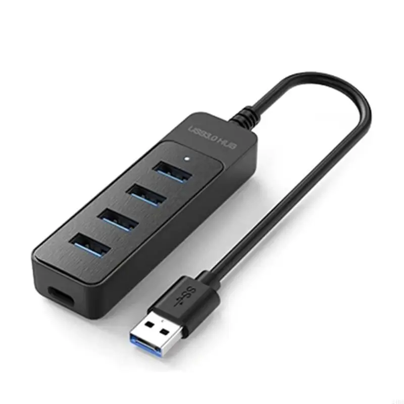

5Gbps USB3.0 Adapter Hub with 4 Port USB Splitter for Digital Enthusiasts 24BB