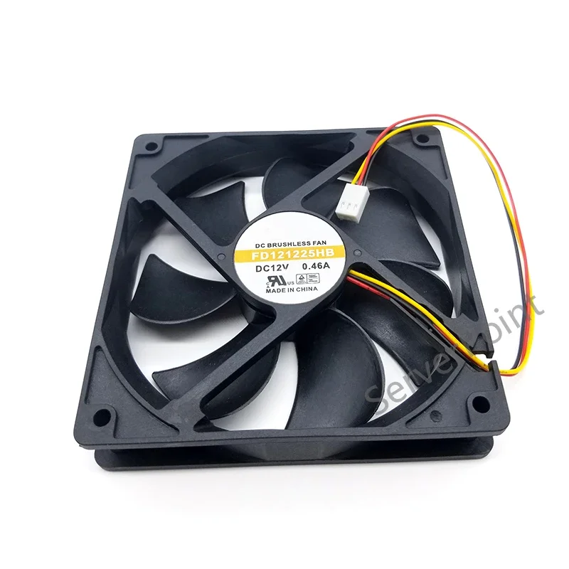 

DC12V 0.46A 12025 120*120*25mm 3Pin New Cooler FD121225HB For Y.S.tech Big Air Cooling Fan