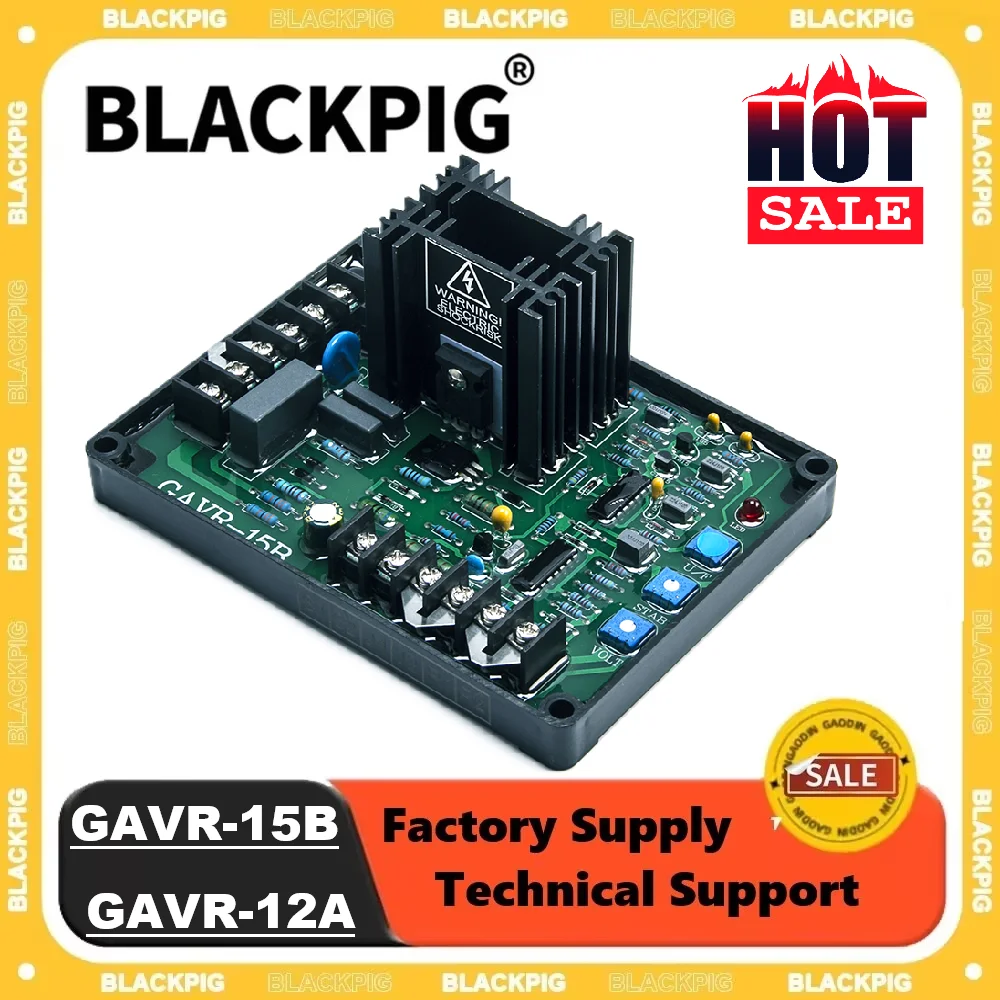 2026 Universal GAVR12A GAVR15B AVR Automatic Voltage Regulator Alternator Stabilizer Brushless Generator Parts GAVR-12A GAVR-15B