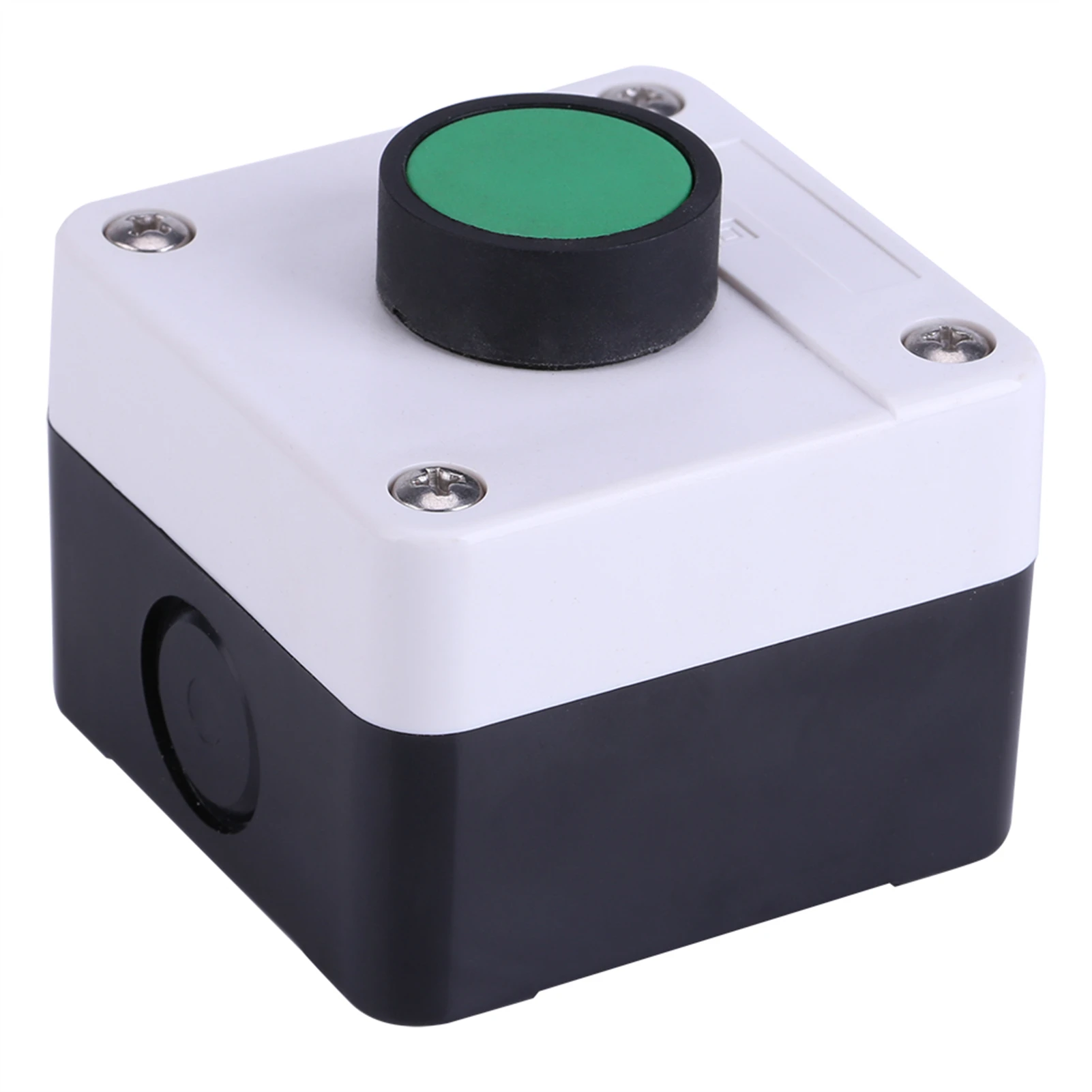 Interrupteur à bouton-poussoir vert IP54, résistant aux intempéries, boîte de commande à un bouton p