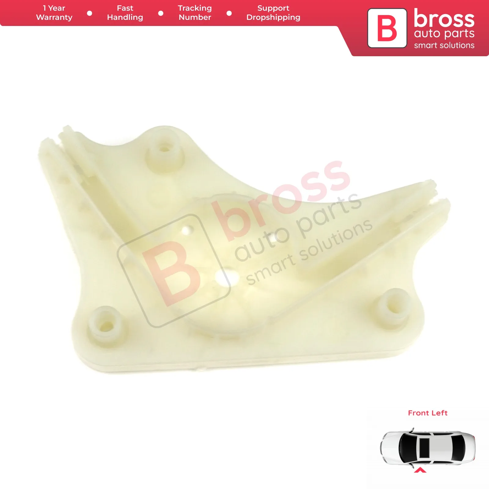 

Bross Auto Parts BWR5304 Window Regulator Wheel House Cover Front Left 2117200146 for Mercedes E Class W211 Made in Turkey