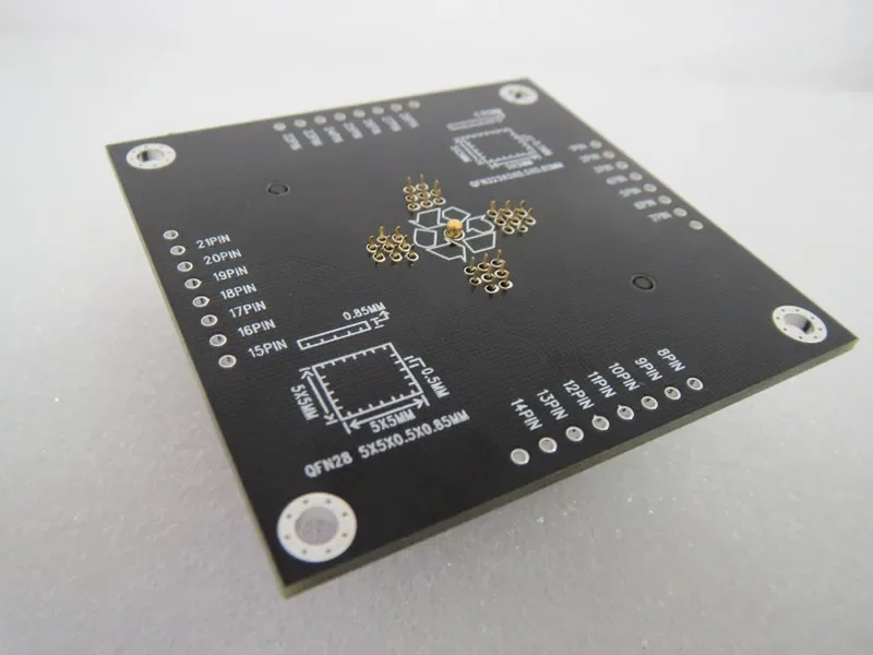 QFN28/DIP28 MFL28 DFN28 Burn-in Socket gold plating IC testing seat Test Socket test bench