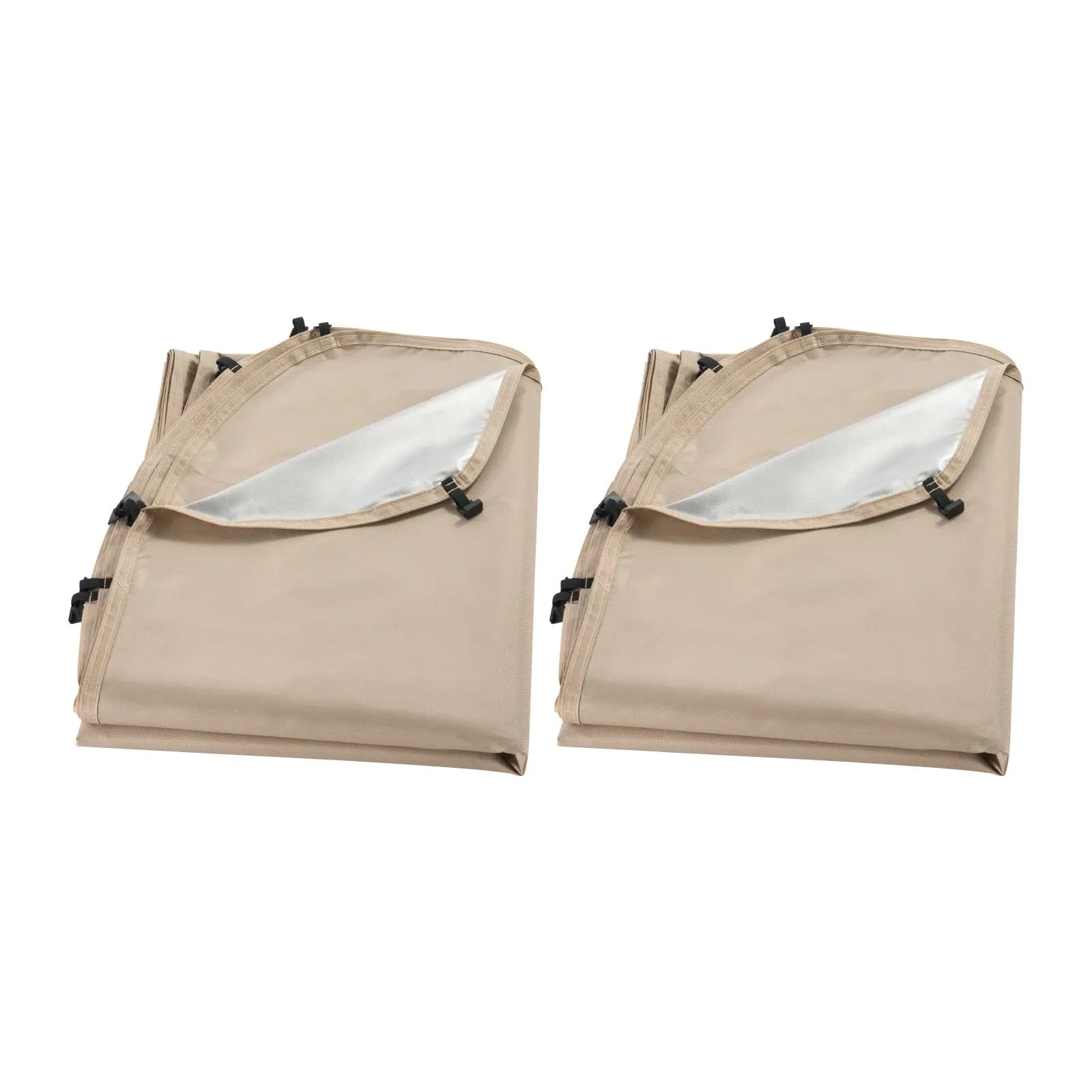 Sun Shade Sail Canopy Covers, Fit for 6 X 6 Ft Screen House Tent, Sun Protection, 5.51 X 5.71 Ft 300D Oxford Silver-Coated