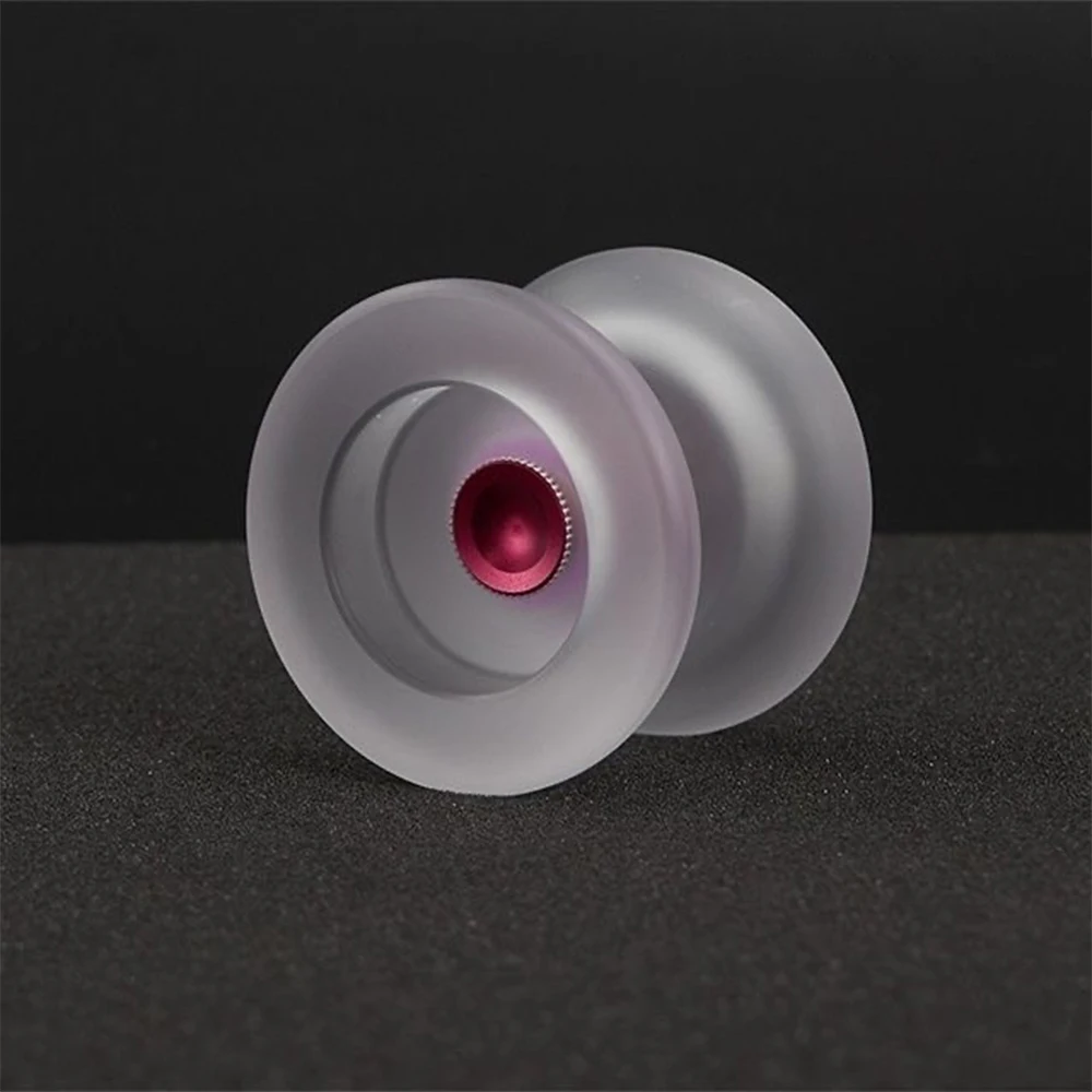 3 Kleuren Metalen Top Vingerhoes Yoyos Speelgoed Voor Kinderen Beginner Professional Met Wit Transparant Lichaam