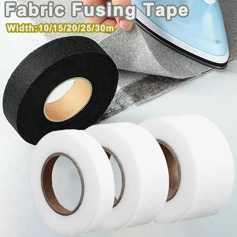 70Yards Fabric Fusing Tape Interlining Adhesive Hemming Tape Iron on Hem Ribbon No Sew Double Sided Tape for DIY Clothes Pants