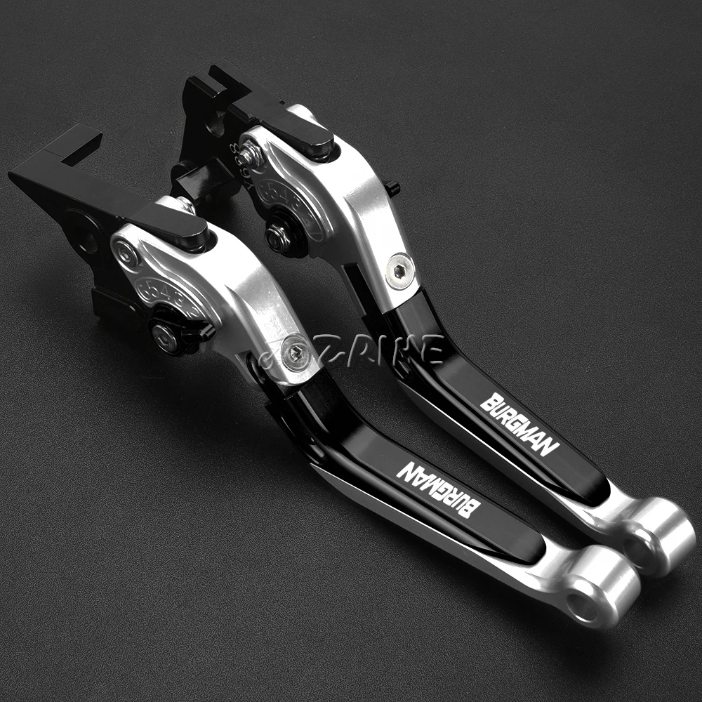 

Responsive Alloy Motorcycle Accessories Aluminum Brake Clutch Levers Hand Grips Ends For SUZUKI BURGMAN 650 2003-2018 2017 2016