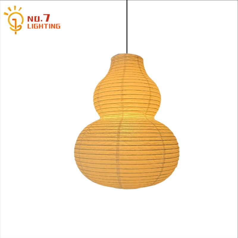 Japanse Design Akari Noguchi Yong Pendant Lights LED E27 Atmosphere Rice Paper Hanging Lamp Kids Room Cafe Homestay Living Room