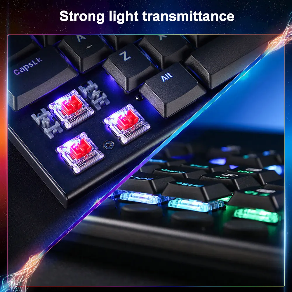 REDRAGON SMD RGB MX Profil Bas 5.5 commutateur 3Pin Clicky Linéaire Tactile silencieux clavier Mécanique rouge noir bleu brun Switche
