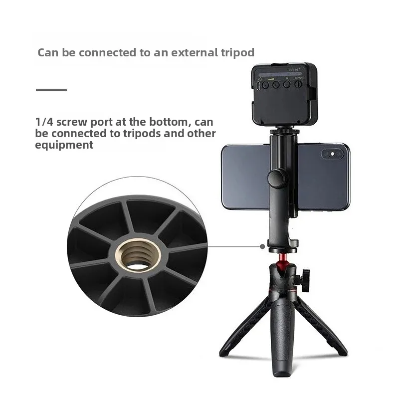 ST-17 can be connected to an external tripod 360 degrees to rotate horizontally and vertically to shoot cold boots