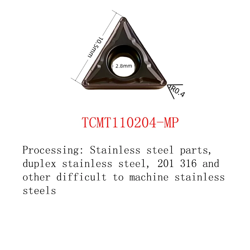 5PCS CNC Triangle Inner Hole Turning Tool Insert Grain TCMT 110204 TCGT 16T304 Boring Small Triangle Carbide Inserts - Image 5