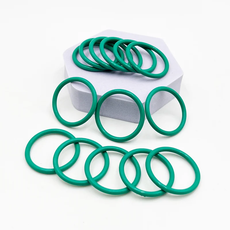 250s grüne FKM O-Ring-Dichtung Hitzebeständigkeit Hohe Härte Korrosion CS 1/1,5/2/2,4/3,1 Fluorkautschuk-Dichtung O-Ringe Kit – Detail 2