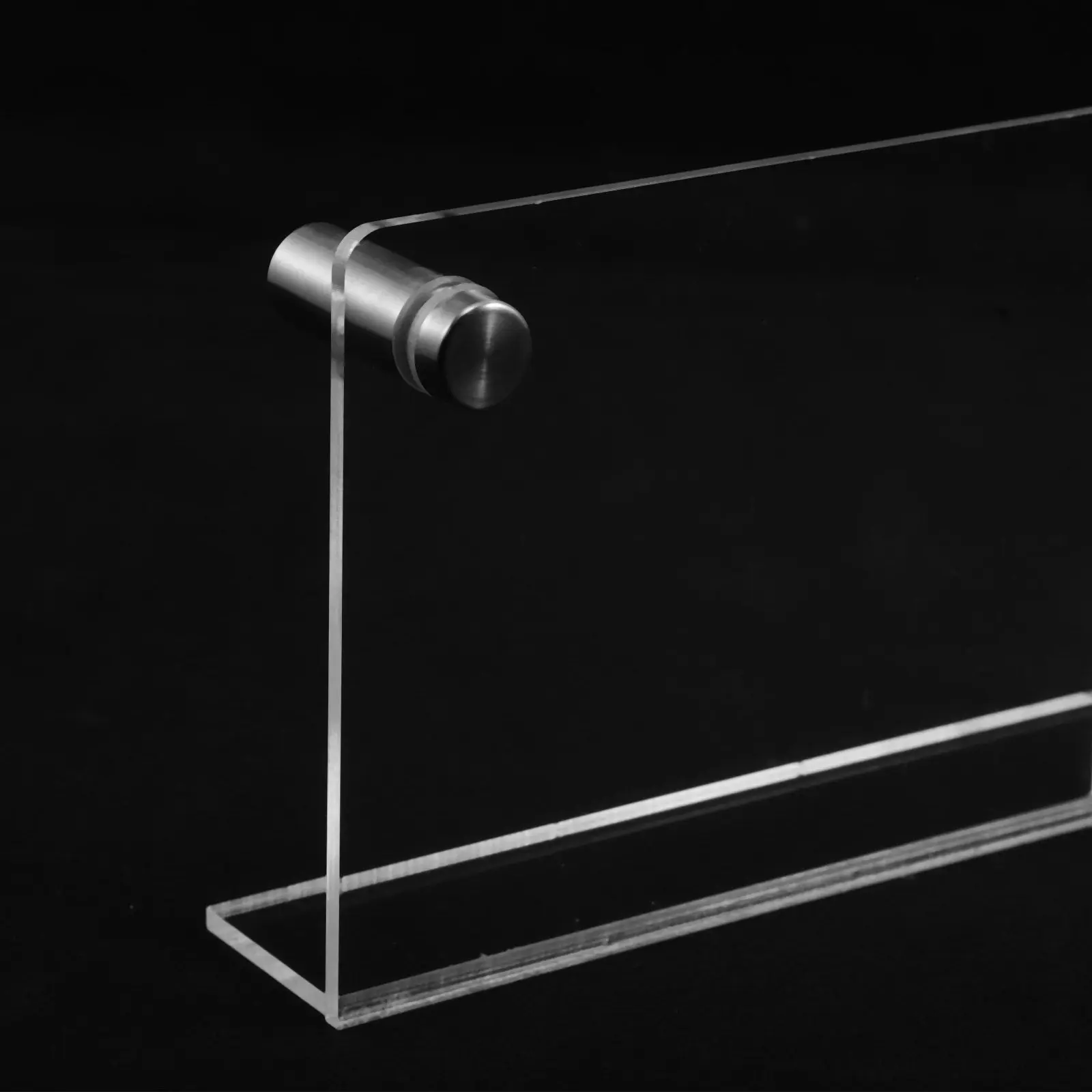 Acrylic Brochure Holder Wall Clear Display Stand 18.47x3.54x1.18in Multi Compartment Pamphlet Flyer Organizer Office Home Store