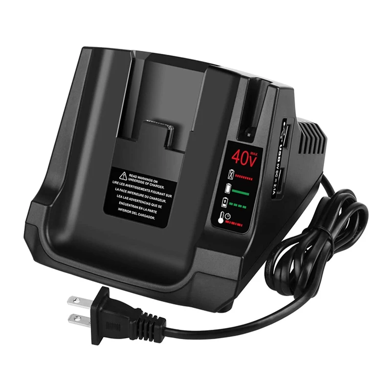 Alta qualidade 40v max carregador rápido adequado para black & decker lcs36 lcs40 36v nova bateria de íon de lítio lbxr36 lbxr2036 lbx2540