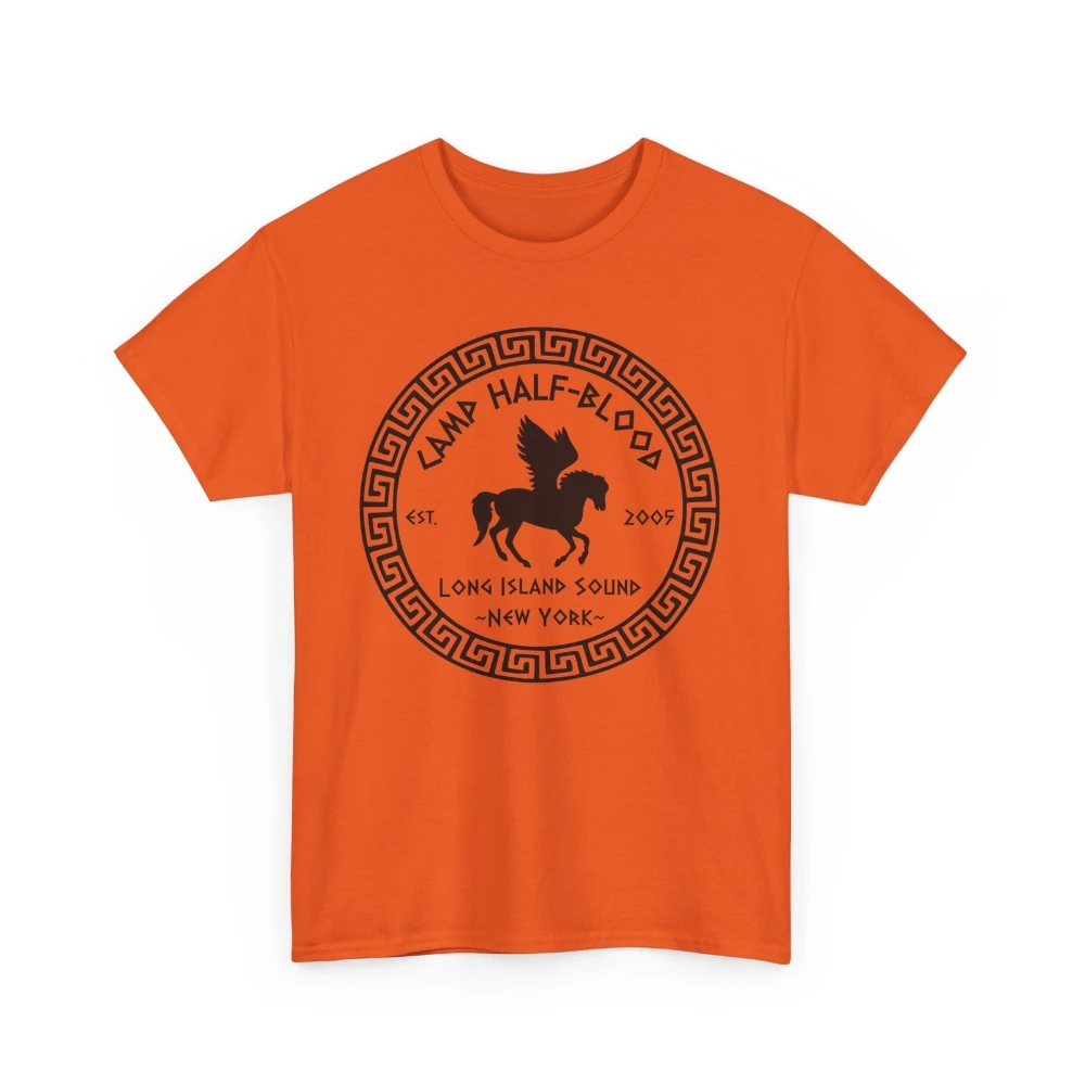 Camp Half Blood camisa disfraz de Halloween Percy Jackson camiseta Unisex camiseta Demigod algodón moda pantalón corto Casual Camiseta de manga Tops