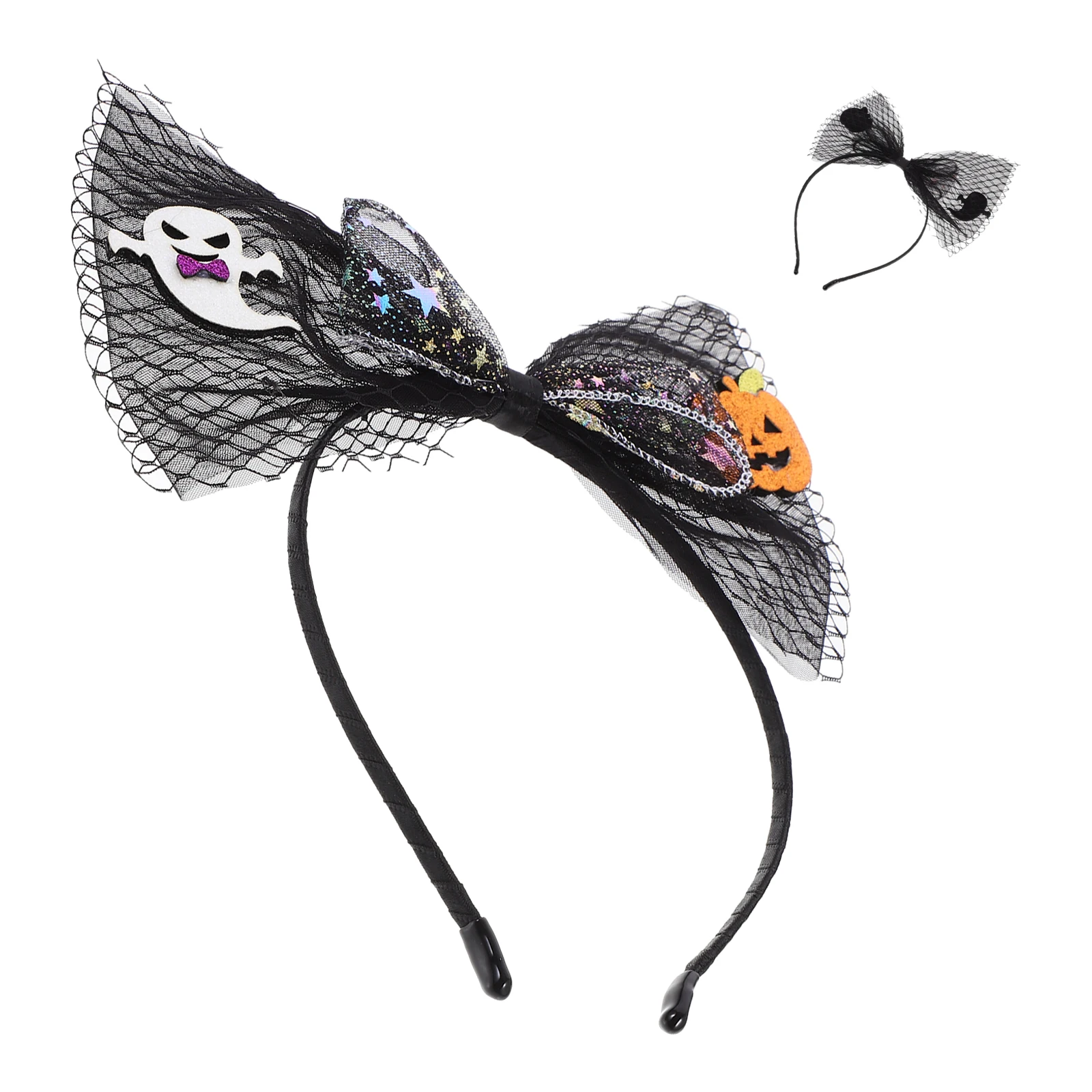 

Halloween Headb Pumpkin Ghost Hair Accessories Women Girls Adjustable Soft Material Festive Headdress Hair