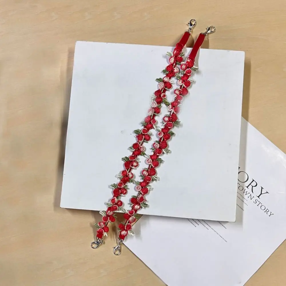 جديد الأزهار أشرطة حمالات الصدر المضادة للانزلاق مطاطا الكتف الأشرطة الزخرفية قابل للتعديل أشرطة حمالات الصدر استبدال